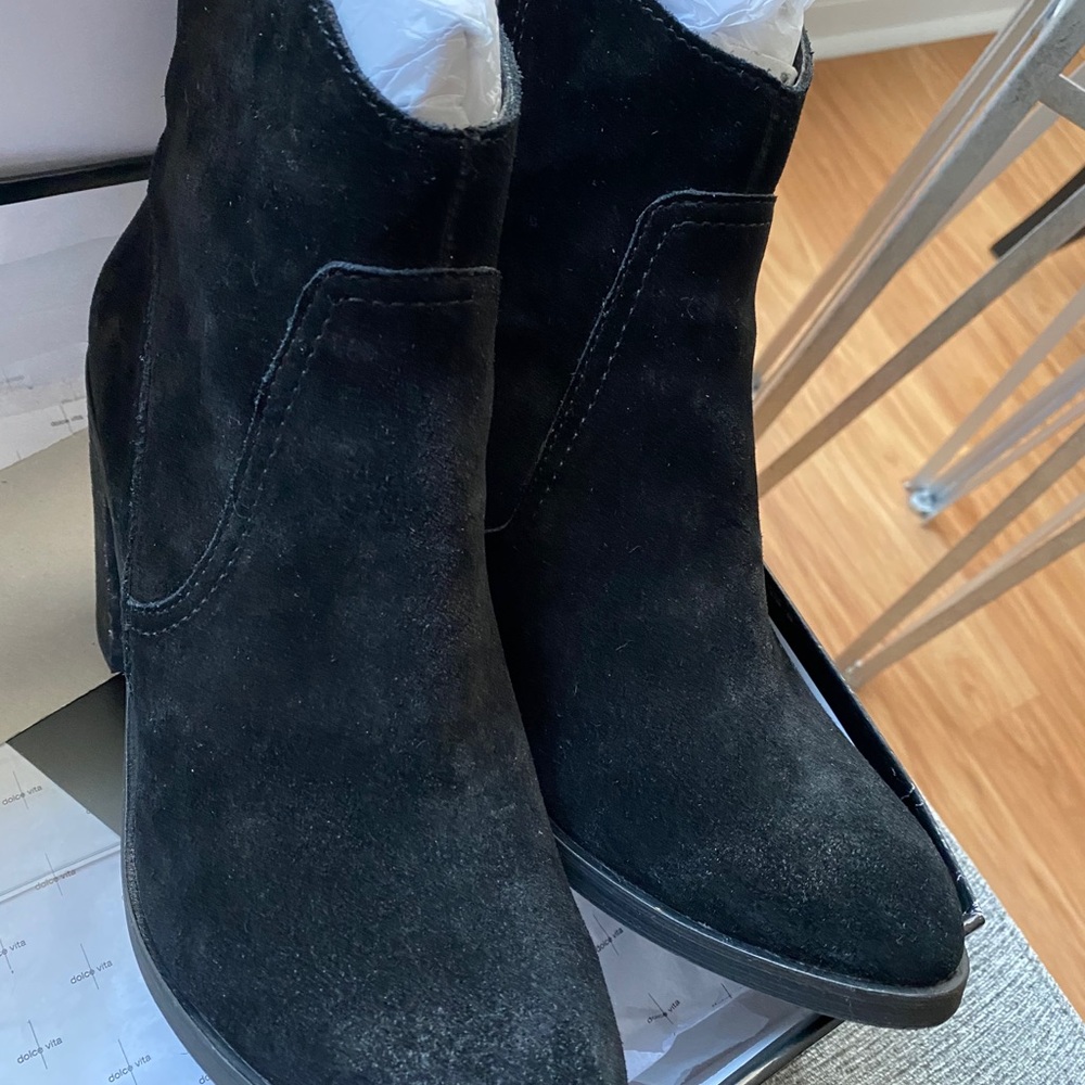 Dolce Vita Saint Suede Ankle Boots - Picture 2 of 7